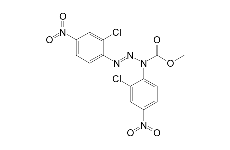 3-Methoxycarbonyl-1,3-bis(2-chloro-4-nitrophenyl)triazene