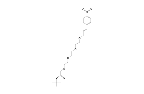 TERT.-BUTYL-(E)-15-(4-NITROPHENYL)-3,6,9,12-TETRAOXAPENTADEC-14-EN-1-OATE