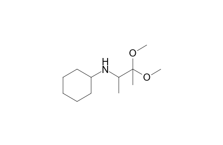 cyclohexyl-(2,2-dimethoxy-1-methyl-propyl)amine