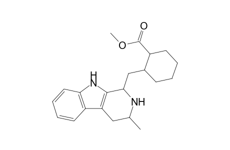 (1R,2S)-Methyl 2-[((1'S,3'R)-1',2',3',4'-tetrahydro-3'-methyl-.beta.-carbolin-1'-yl)methyl]-cyclohexane-1-carboxylate