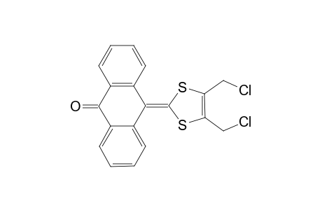 10-[4,5-Bis(chloromethyl)-1,3-dithio-2-ylidene]anthracene-9(10H)-one