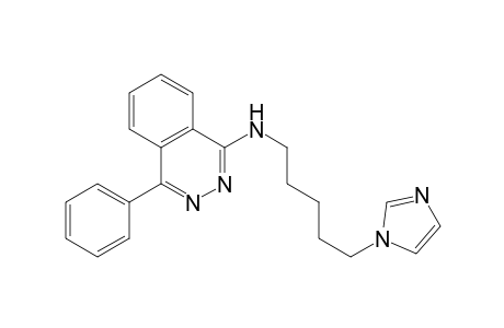 N-[5-(Imidazol-1-yl)pentyl]-4-phenyl-1-phthalazinamine
