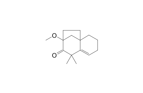 7,7-Dimethyl-9-methoxytricyclo[7.2.1.0(1,6)]dodec-5-en-8-one