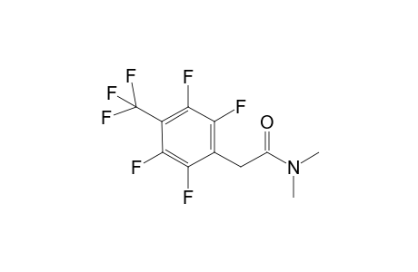 Dimethylamide of [4-(trifluoromethyl)-2,3,5,6-tetrafluorophenyl]-acetic acid