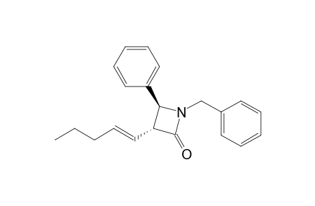 trans,trans-1-Benzyl-4-phenyl-3-(pent-1-enyl)azetidin-2-one