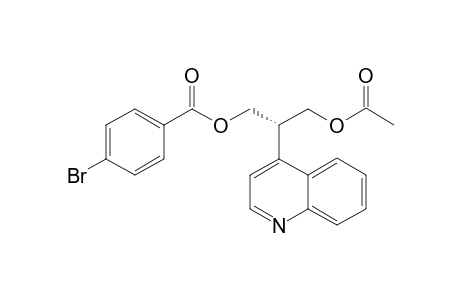 (R)-2-(4-Quinolyl)-3-[(acetoxy)oxy]propyl 4-bromobrnzoate
