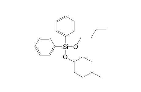 Silane, diphenylbutoxy(cis-4-methylcyclohexyloxy)-