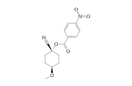 TRANS-4-METHOXY-1-(4-NITROBENZOYLOXY)-CYCLOHEXANECARBONITRILE