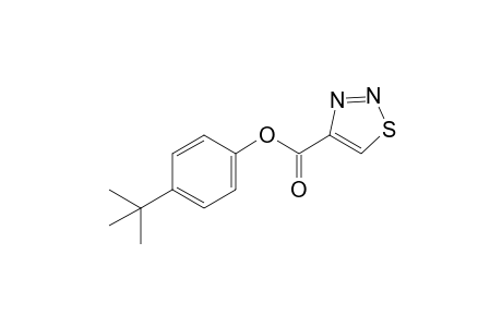 1,2,3-thiadiazole-4-carboxylic acid, p-tert-butylphenyl ester
