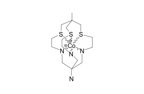 8-AMINO-1-METHYL-3,13,16-TRITHIA-6,10,19-TRIAZABICYClO-[6.6.6]-ICOSANE-COBALT-(III)