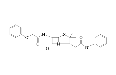 6-Phenoxyacetylaminopenicillan-3-acetic acid, anilide