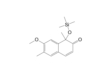 7-METHOXY-1,6-DIMETHYL-1-TRIMETHYLSILANYLOXY-1H-NAPHTHALENE-2-ONE