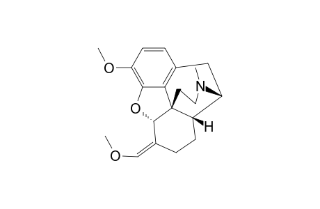 (Z)-6-(METHOXYMETHYLIDENE)-7,8-DIHYDRO-6-DEOXYCODEINE