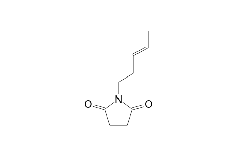 (TRANS)-1-PENT-3-ENYLPYRROLIDINE-2,5-DIONE;MAJOR-STEREOISOMER