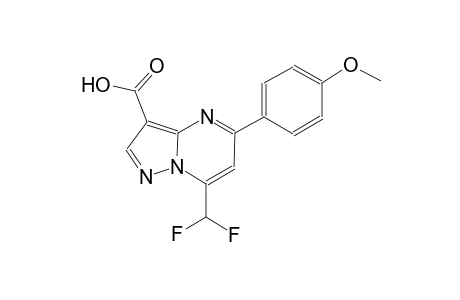 7-(difluoromethyl)-5-(4-methoxyphenyl)pyrazolo[1,5-a]pyrimidine-3-carboxylic acid
