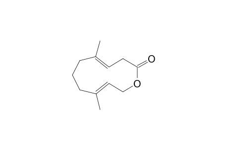 (3E,8E)-4,8-dimethyl-3,8-decadien-10-olide