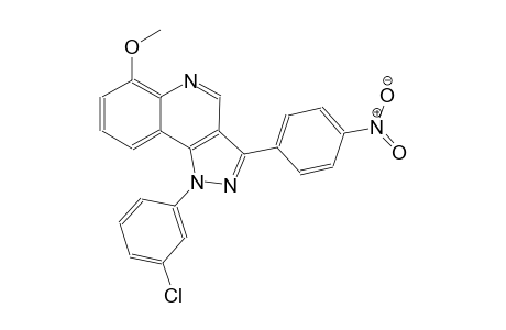 1-(3-chlorophenyl)-3-(4-nitrophenyl)-1H-pyrazolo[4,3-c]quinolin-6-ylmethyl ether