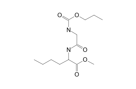 gly-L-nle, N-(N-Propyloxycarbonyl)-, methyl ester