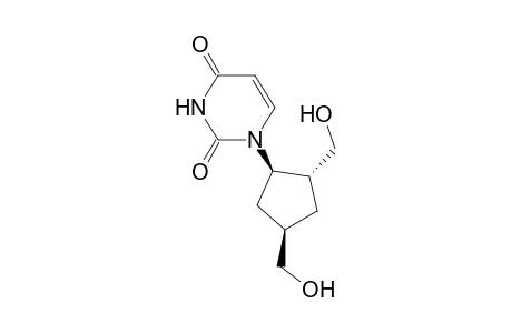 1-[(1R,2R,4R)-2,4-bis(hydroxymethyl)cyclopentyl]pyrimidine-2,4-dione
