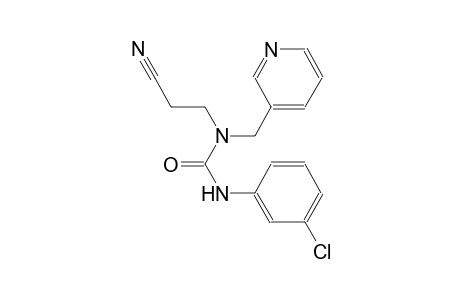 N'-(3-chlorophenyl)-N-(2-cyanoethyl)-N-(3-pyridinylmethyl)urea