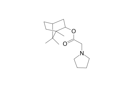 1,7,7-trimethylbicyclo[2.2.1]hept-2-yl 1-pyrrolidinylacetate