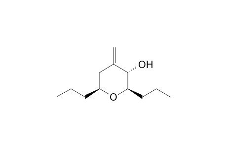 (2,3-anti,3,6-anti)-2,6-Dipropyl-4-methyleneoxacyclohexan-3-ol