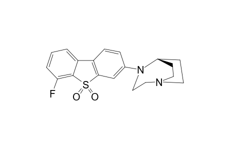 3-(1,4-DIAZABICYCLO-[3.2.2]-NONAN-4-YL)-6-FLUORODIBENZO-[B,D]-THIOPHENE-5,5-DIOXIDE