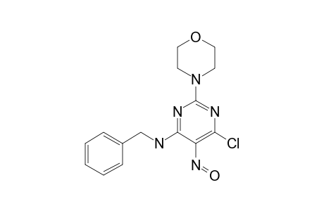 N-BENZYL-6-CHLORO-2-MORPHOLIN-4-YL-5-NITROSO-PYRIMIDIN-4-AMINE
