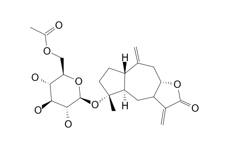 2-DESOXY-8-EPI-FLORILENALIN-4-O-BETA-D-(6'-ACETYL-GLUCOPYRANOSIDE)