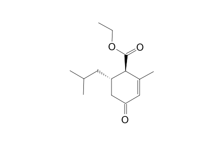 trans-Ethyl 6-Isobutyl-2-methyl-4-oxocyclohex-2-ene-1-carboxylate