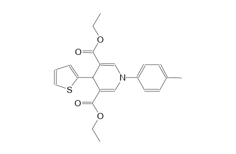 4-Thiophen-2-yl-1-p-tolyl-1,4-dihydro-pyridine-3,5-dicarboxylic acid diethyl ester