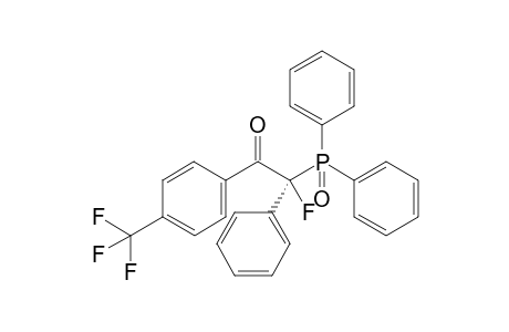 (2R)-2-diphenylphosphoryl-2-fluoro-2-phenyl-1-[4-(trifluoromethyl)phenyl]ethanone
