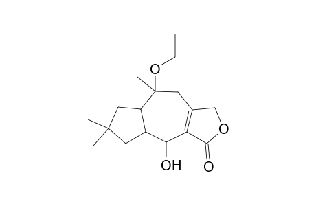 8-Ethoxy-4-hydroxy-6,6,8-trimethyl-4,4a,5,6,7,7a,8,9-octahydroazuleno[5,6-c]furan-3(1H)-one