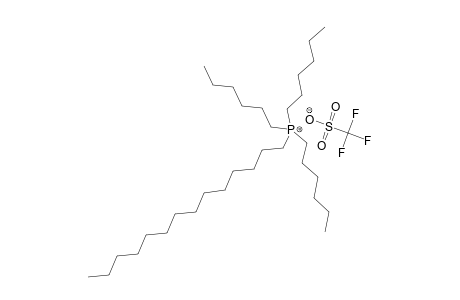 TRIHEXYL-TETRADECYLPHOSPHONIUM-TRIFLUOROMETHANESULFONATE;[(C6H13)3PC14H29][CF3SO3]