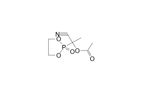 2-OXO-2-(ALPHA-CYANO-ALPHA-ACETOXYETHYL)-1,3,2-DIOXAPHOSPHOLANE