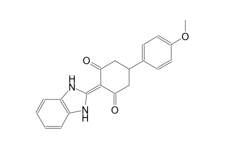 1,3-cyclohexanedione, 2-(1,3-dihydro-2H-benzimidazol-2-ylidene)-5-(4-methoxyphenyl)-