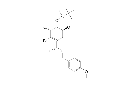 PARA-METHOXYBENZYL-(4S,5R)-2-BROMO-4-[(TERT.-BUTYLDIMETHYLSILYL)-OXY]-5-HYDROXY-3-OXOCYCLOHEX-1-ENECARBOXYLATE