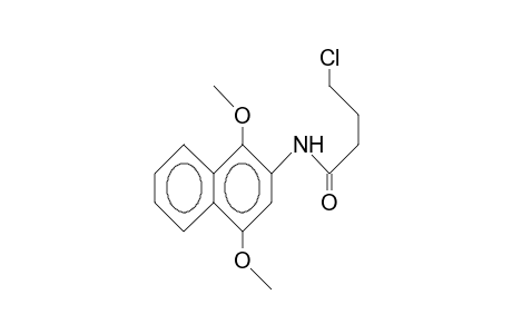 4-Chloro-N-(1,4-dimethoxy-2-naphthyl)-butanamide