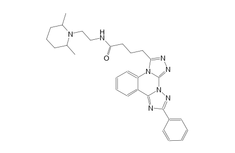di[1,2,4]triazolo[4,3-a:1,5-c]quinazoline-3-butanamide, N-[2-(2,6-dimethyl-1-piperidinyl)ethyl]-10-phenyl-