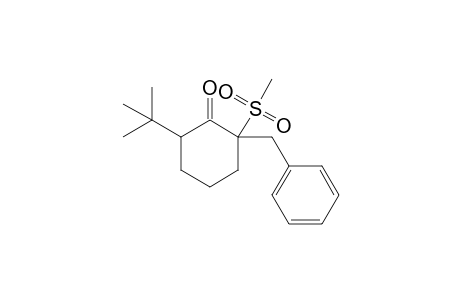 2-Benzyl-6-(t-butyl)-2-(methylsulfonyl)cyclohexanone