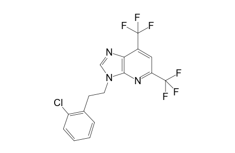 3-[2-(2-chlorophenyl)ethyl]-5,7-bis(trifluoromethyl)-3H-imidazo[4,5-b]pyridine