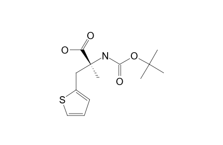(S)-2-(((1,1-DIMETHYL)-ETHOXYCARBONYL)-AMINO)-2-METHYL-3-(2-THIENYL)-PROPANOIC_ACID