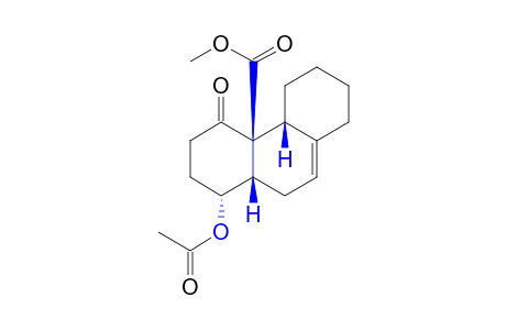 1,2,3,4,4a,4b,5,6,7,8,10,10a-dodecahydro-1-hydroxy-4-oxo-4a-phenanthrenecarboxylic acid, methyl ester, acetate