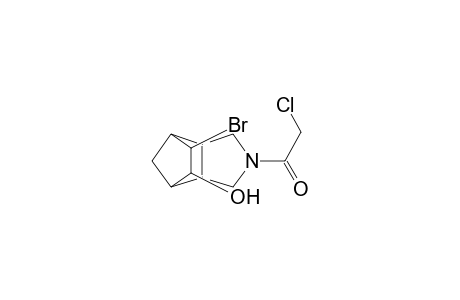 9(endo)-bromo-N-chloroacetyl-4-azatricyclo[5.2.1.0(2,6)]decan-8-(exo)-ol