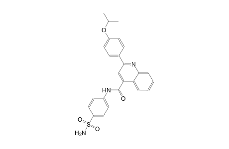 N-[4-(aminosulfonyl)phenyl]-2-(4-isopropoxyphenyl)-4-quinolinecarboxamide