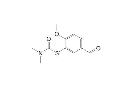 3-(N,N-Dimethylcarbamoylthio)-4-methoxybenzaldehyde