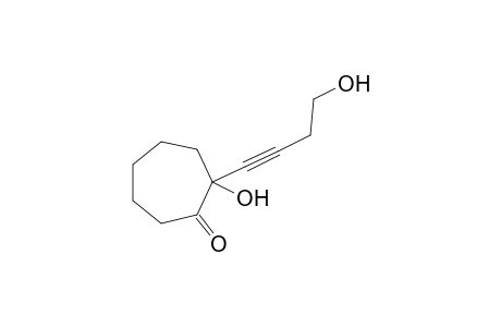 Cycloheptan-2-ol-1-one, 2-(4-hydroxy-1-butynyl)-