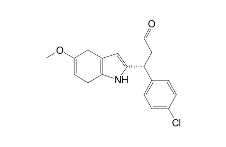 (R)-3-(4-chlorophenyl)-3-(5-methoxy-4,7-dihydro-1H-indol-2-yl)propanal