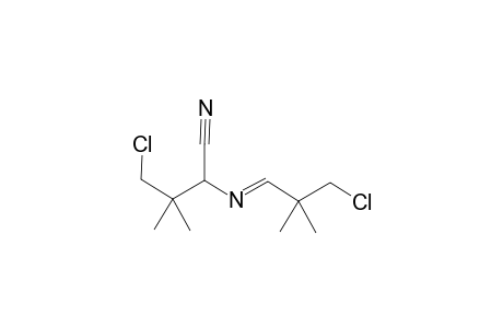 N-(3'-Chloro-2',2'-dimethyl-1'-propylidene)-3-chloro-1-cyano-2,2-dimethylbutylamine