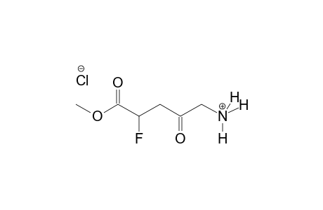 METHYL 5-AMINO-2-FLUORO-4-OXOPENTANOATE HYDROCHLORIDE